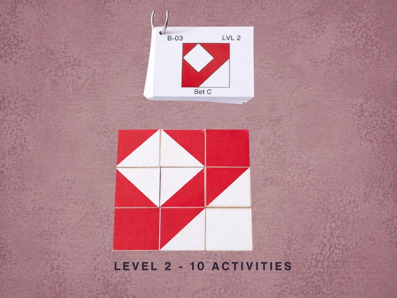 Visual Pattern Challenge Visual Pattern Challenge Kit Pattern Puzzle Tile Matching Game Brain ...
