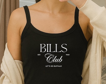 Women’s Buffalo Football Tank Top, Bills Tailgate Game Day Top, Football Fan Tee, Women’s Football Fan Apparel