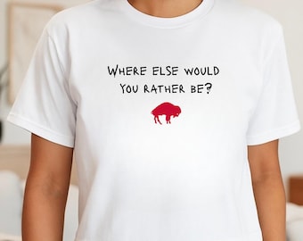 Buffalo Football Tee, Women's Bills Tee, Cute Football Shirt, Buffalo Fan shirt, Let's Go Buffalo, Go Bill, Josh Allen, Game Day