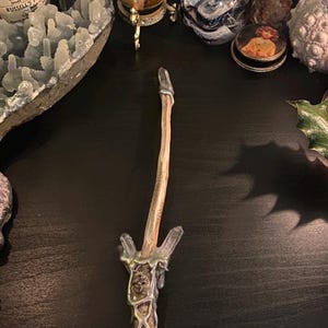 Silverthorn Wand: handmade witchcraft tool