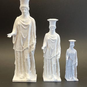 Ancient Greek Ruins Townley Caryatid, Aquarium Fish Tank Reptile House, Terrarium Decor, Home Decor, 3D Printed, PLA