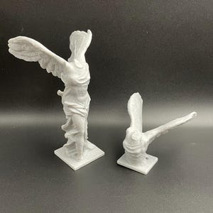 Ancient Greek Ruins Goddess Winged Victory Nike of Samothrace, Aquarium Fish Tank Reptile House, Terrarium Decor, Home Decor,3D Printed, PLA