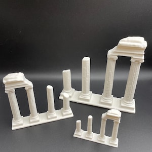 Ancient Ruins Column Pillar | 3D Print Aquarium Decor | Terrarium Ruins | PLA