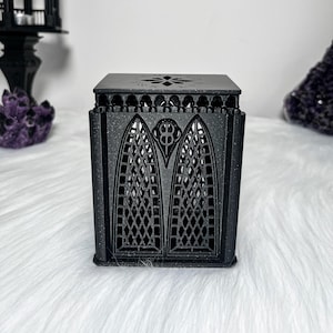 Gotische Kathedrale Tarot-Kartenhalter | Witchy Deck Aufsteller für Altäre & Lesungen