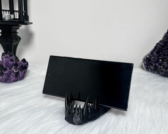 Gothic Jaw Bone Phone Holder | Anatomical Desk Stand | Gothic Tarot Deck Display