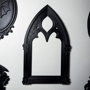 Gothic Cathedral Frame | Witchy Arch Wall Decor | Dark Academia Gothic Gallery Accent