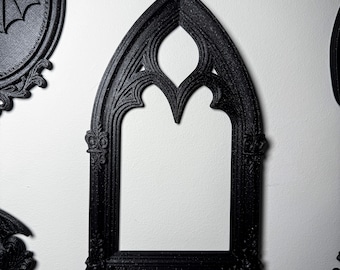 Gothic Cathedral Frame | Witchy Arch Wall Decor | Dark Academia Gothic Gallery Accent