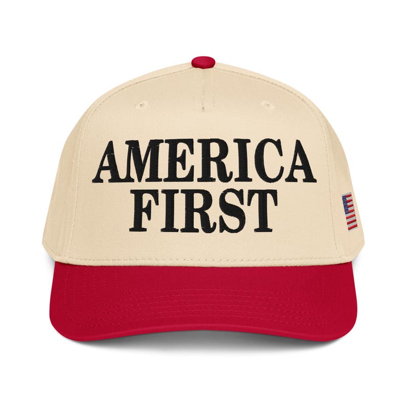 America First Hat Adjustable Snapback, Embroidered Hat, Conservative Hat, USA Hat, Republican Hat, 1776 Hat, America Hat, Republican Gift