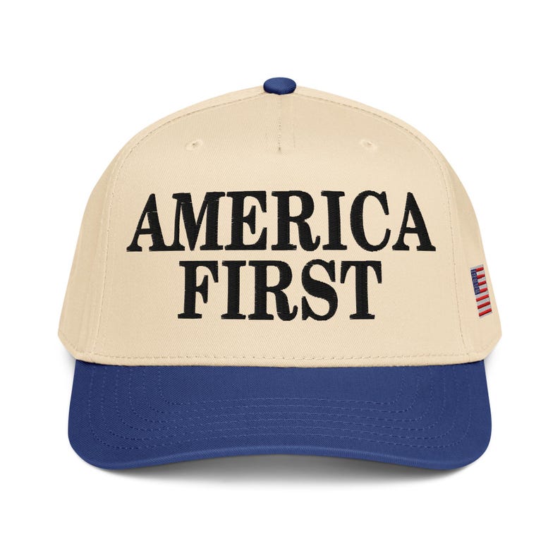 America First Hat Adjustable Snapback, Embroidered Hat, Conservative Hat, USA Hat, Republican Hat, 1776 Hat, America Hat, Republican Gift