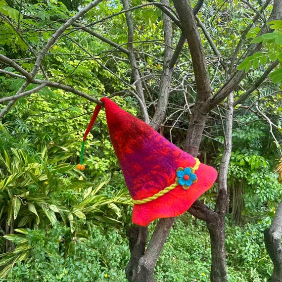 Handmade Tie-Dye Witch Hat I main image 3
