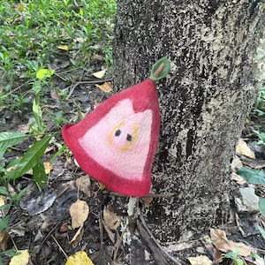 Red Felted Hat, Animal Hat, Cosplay Hat, Novelty Hat, Costume Hat, Festival Hat, Sauna Hat, Child Hat, Funny Hat, Wool Felted Hat, DIY Hat.