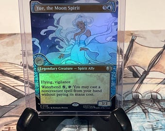 Foil Magic The Gathering Proxy Card: Yue, the Moon Spirit