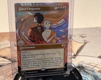 Foil Magic The Gathering Proxy Card: Fated Firepower