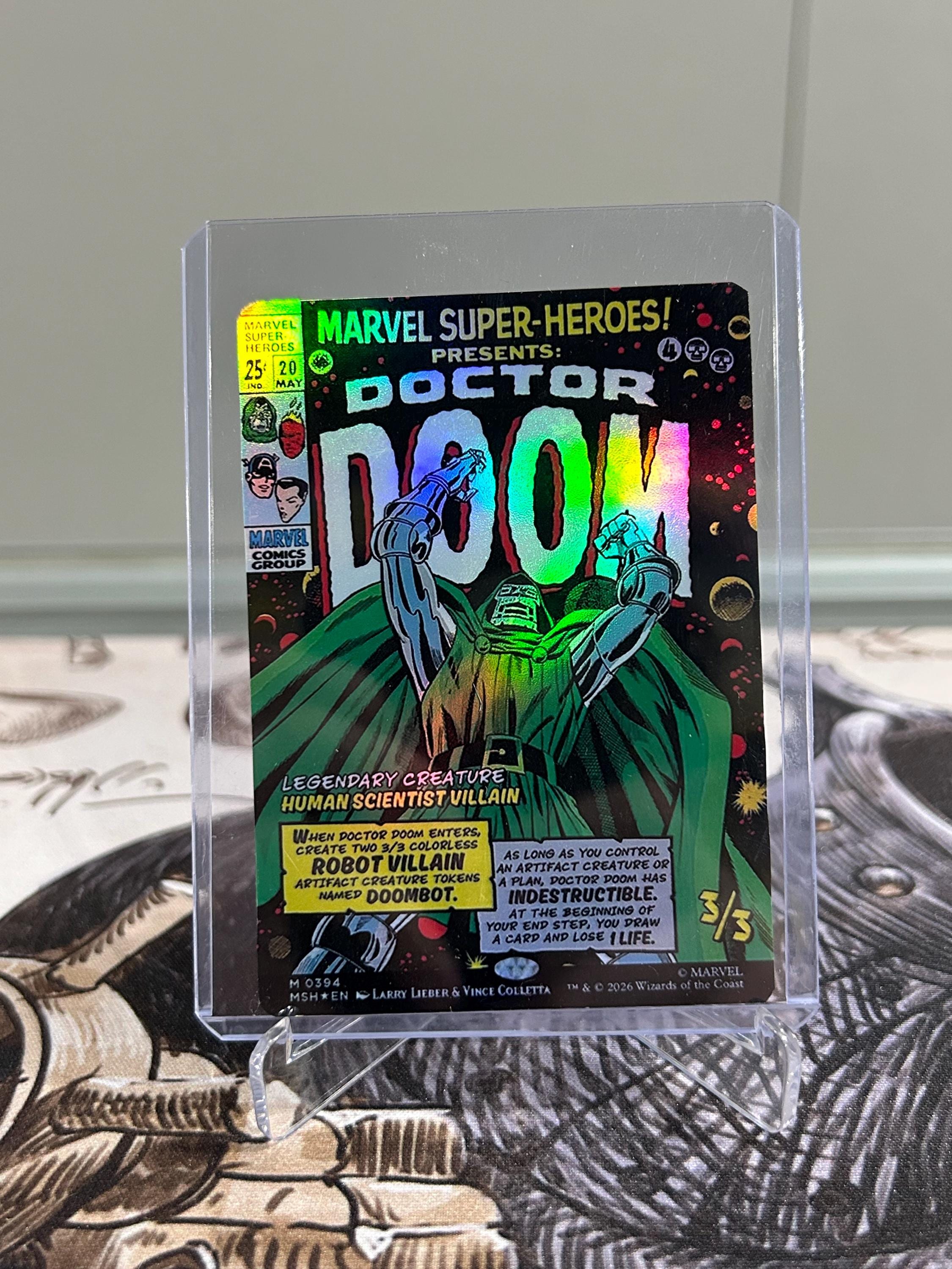 Dr Doom Card - Etsy