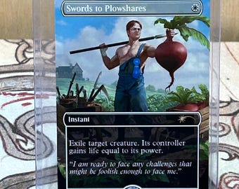 Magic The Gathering Proxy Card: Swords to Plowshares