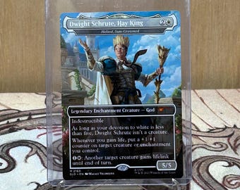 Magic the Gathering Proxy Card: Dwight Schrute, Hay King - Etsy