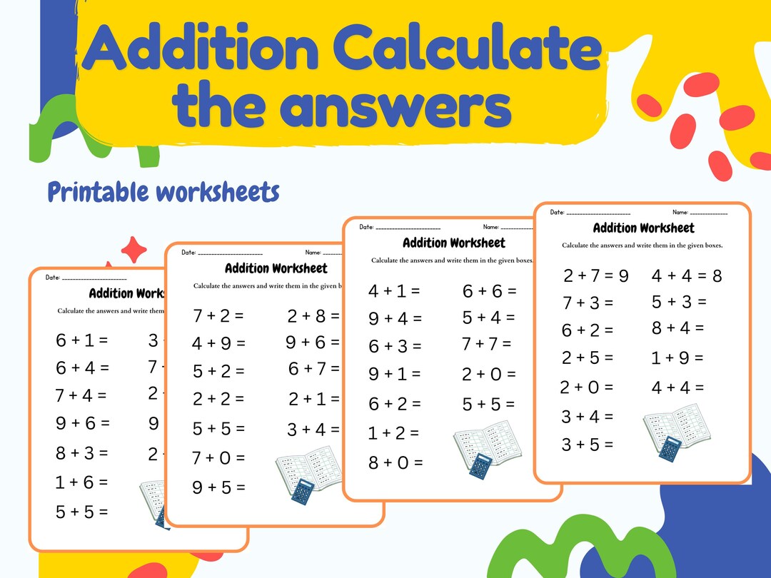 Math Learning Printable Printable, Math, Worksheets, Children, Fun, Interactive, Educational ...
