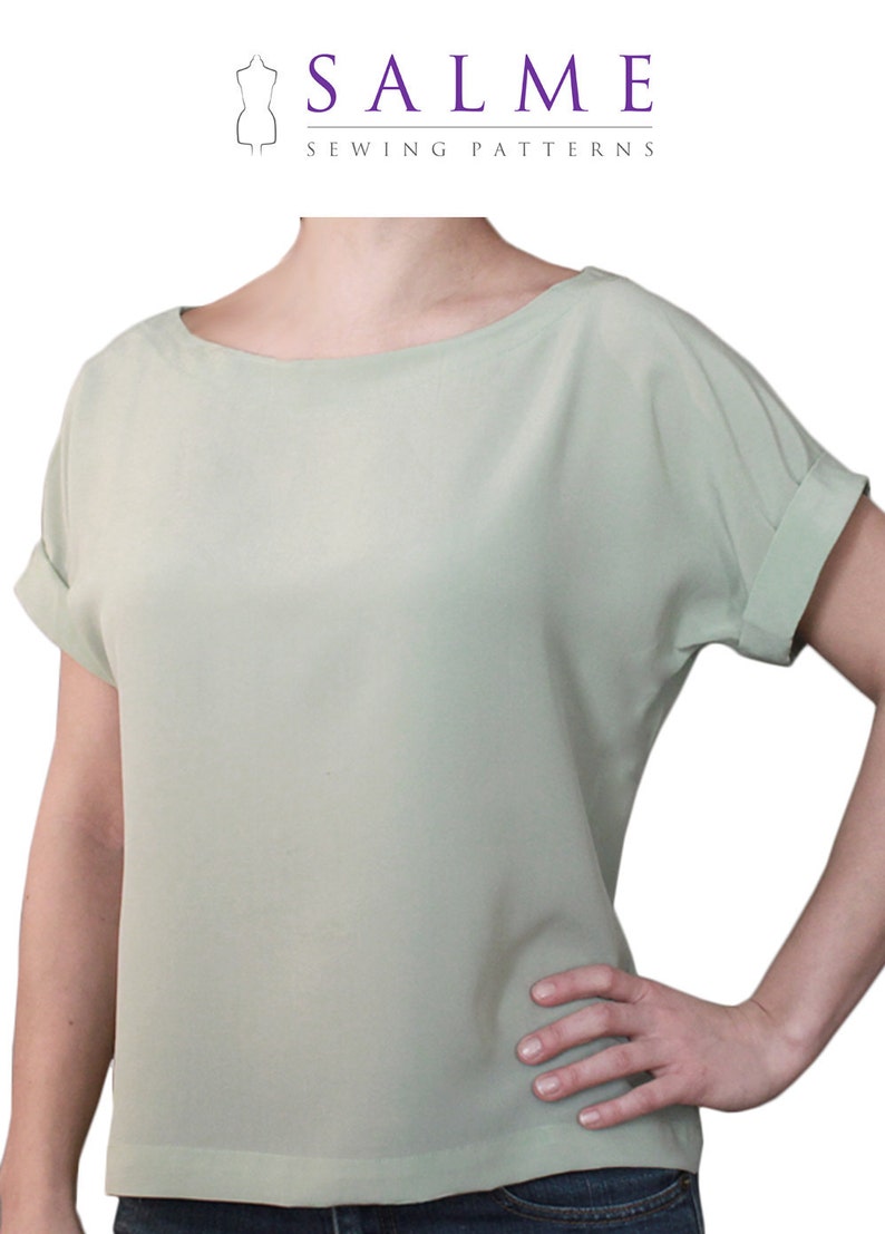 PDF Sewing pattern Kimono top | Etsy