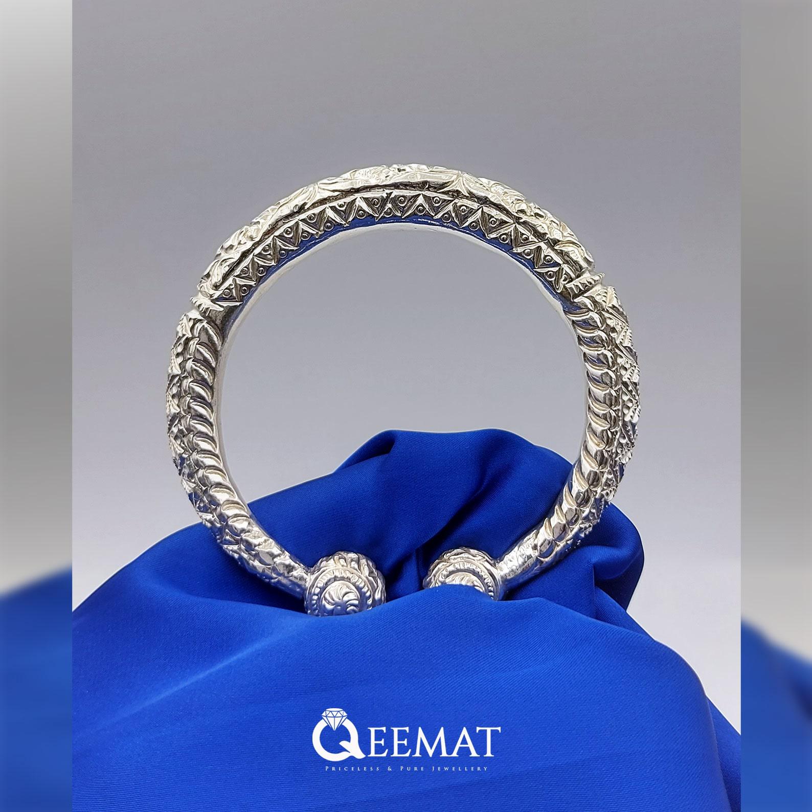 Buy Pure Silver Kada Online In India India