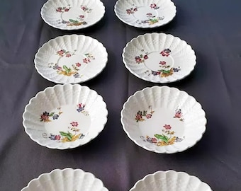 Colección de postres Wicker Lane de Copeland Spode. Vintage. Hecho en Inglaterra.