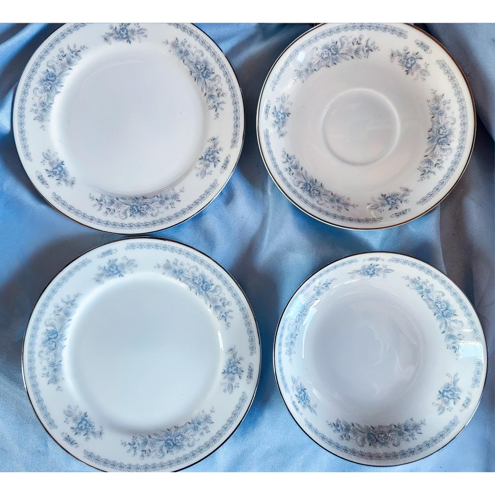 Fine China Japan Blue Flower - Etsy