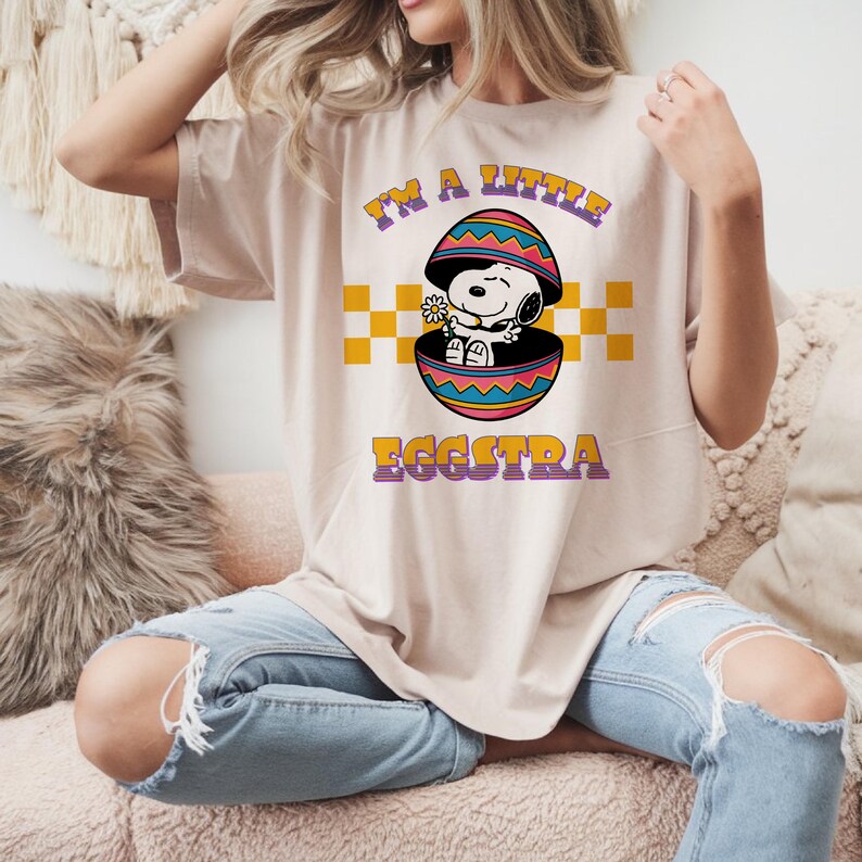 I'm A Little Eggstra Png, Retro Easter Png, Easter Egg Png, Character ...