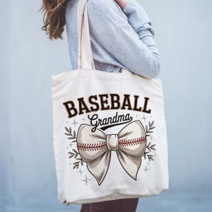 Baseball Oma Tragetasche Design SVG PNG, Coquette Baseball SVG, Sport Oma Png, Sublimation Design SVG Png, Softball Oma Png