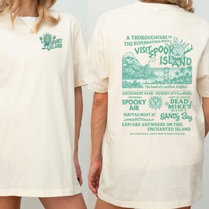 Spooky Island Retro Skull Shirt,Scooby Doo Shirt, Summerween Skeleton Shirt, Disco Skull Tee, 90s Nostalgia , Halloween Horror Movie Shirt