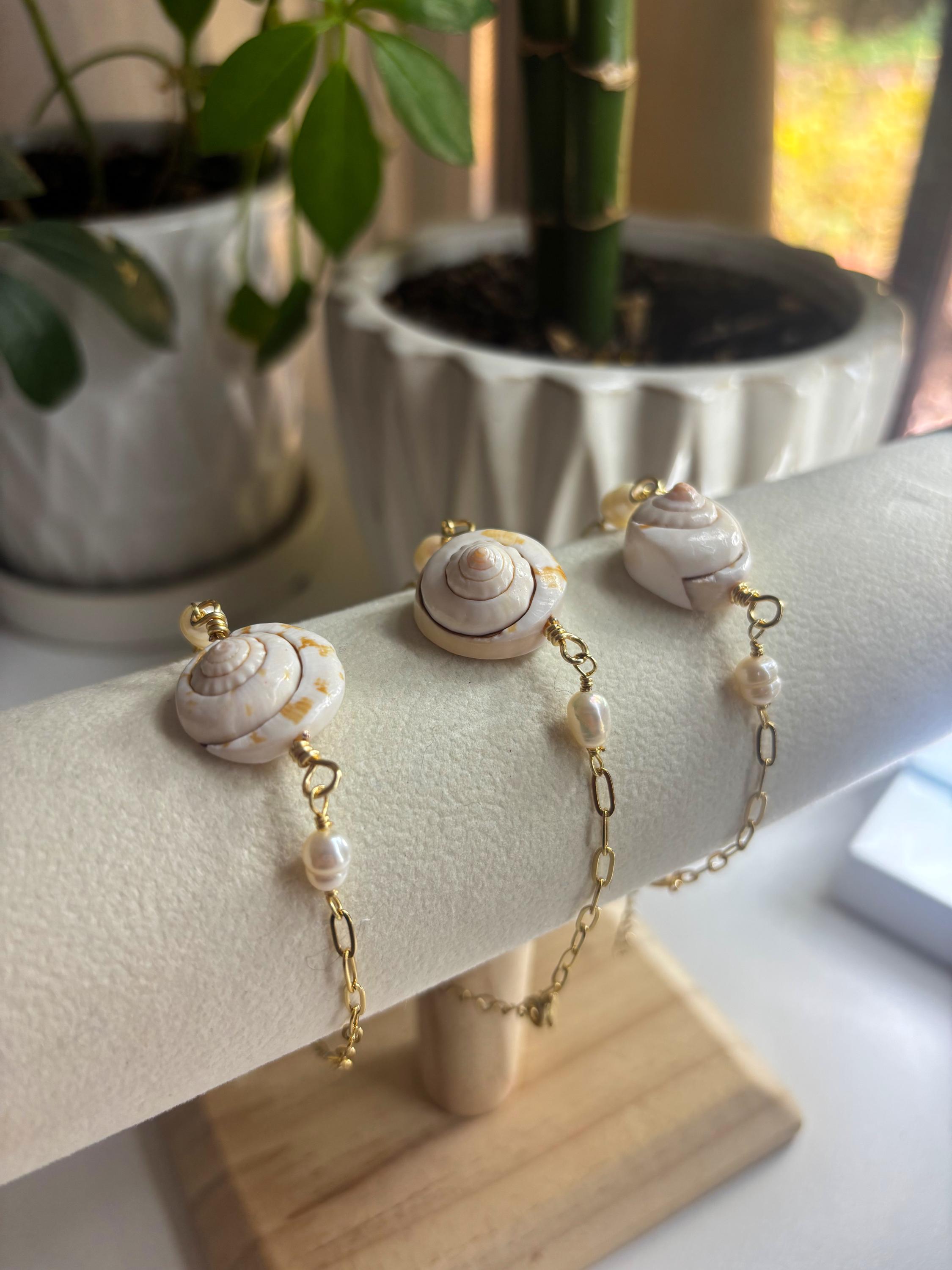 Pearl Spiral Bracelet - Etsy