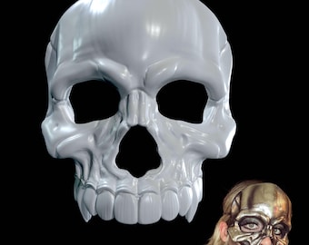 3Dプリント用ウサギの頭蓋骨3DモデルSTLファースーツヘッドベース