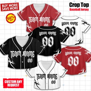 Custom Tour Idol Crop Top Baseball Jersey, Custom Baseball Jersey For Teen Girl Women Baseball Kpop Fan, World Tour 2025 Jersey