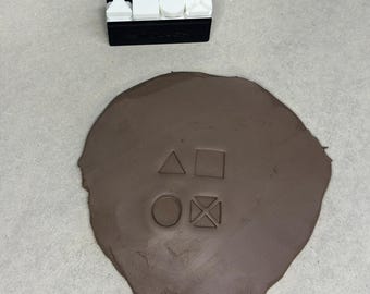 Geometric Texture Pottery Stamps – Clay Stamps + Storage Case - Shapes #2