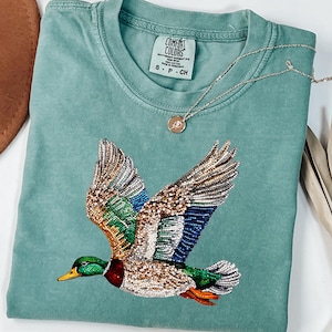 Comfort Colors® Hunting Mama Shirt, Duck Hunting Shirt, Mallard Duck Shirt, Funny Mama of Hunters Shirt, Hunting Season Mom Life Gifts