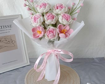 Handmade Crochet Flower Bouquet: Everlasting Gift