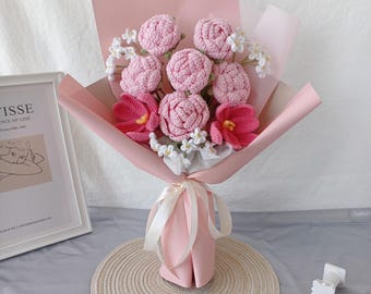 Handmade Crochet Flower Bouquet: Everlasting Mother's Day Gift