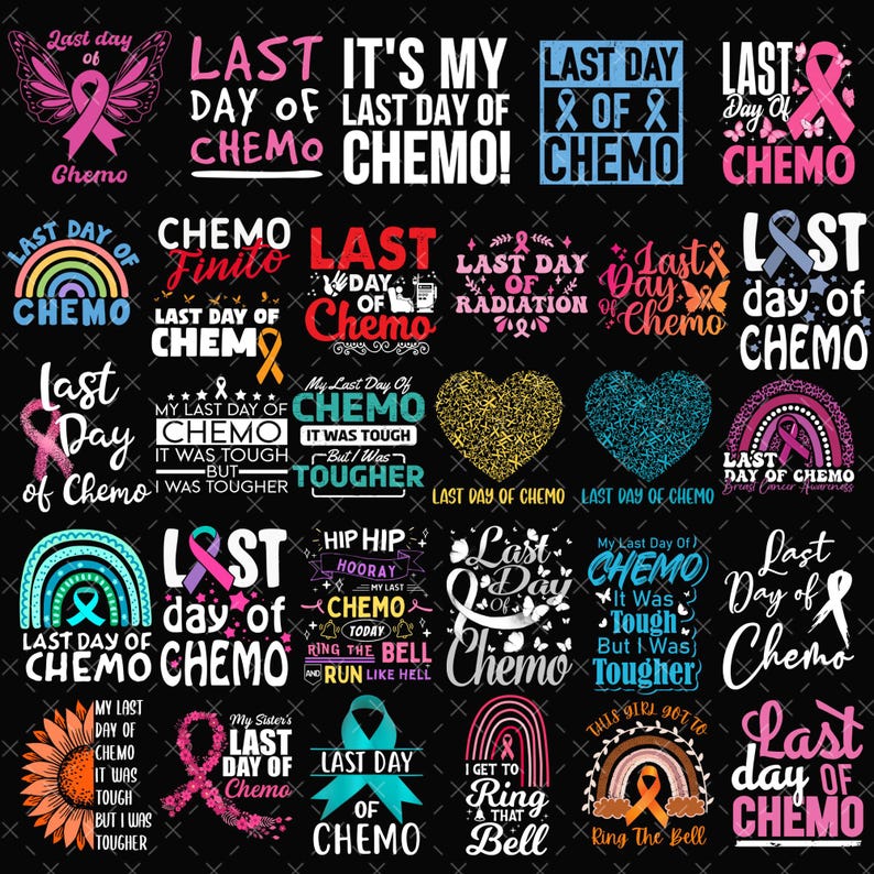 Last Day of Chemo PNG Done Ring the Bell Cancer Survivor Strong Fighter ...