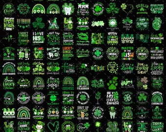100+ St Patricks Day PNG Bundle,Retro St Patrick Png Sublimation, Happy Patrick's Day, Shamrock Png, St Pattys Day, Irish Day Png, Lucky Png