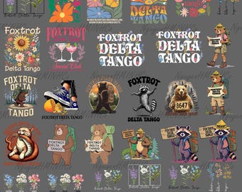 30+ Foxtrot Delta Tango Flower Png Bundle, Subtle Anti President,Floral Foxtrot Delta Tango FDT Png, Anti Republican Png, Political Png