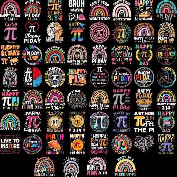 Designs Happy Pi Day PNG Bundle, Pi Day, Funny Math Gift, Funny Pi Day, Math Teacher Gift, Math Lover Shirt, Pi Day Gift