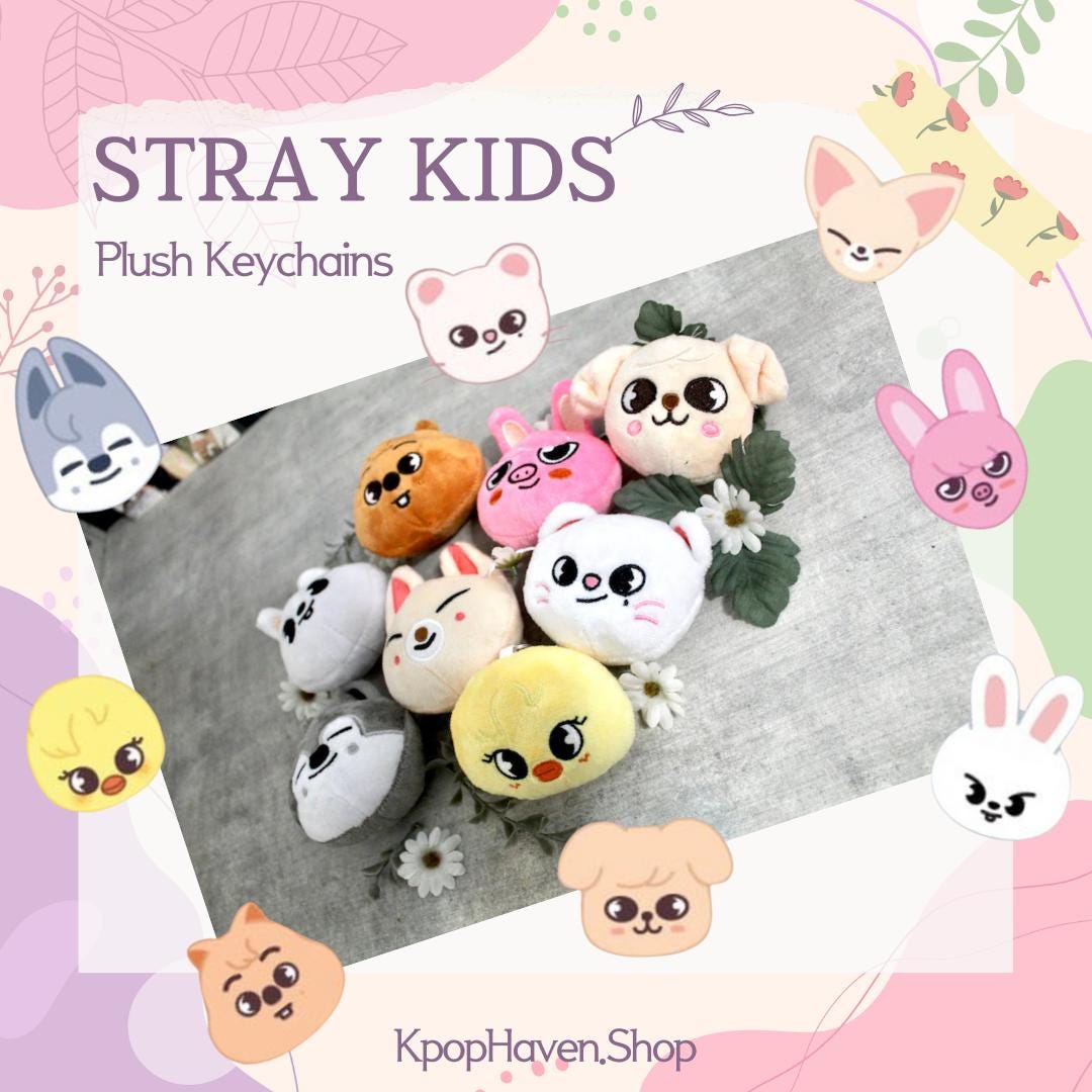 公式 SKZOOマイクロキーリング パピーム ウルフチャン ジニレット ポガリ Kpop Stray Kids SKZOO Wolf Chan PuppyM BbokAri Mini Plush Toy