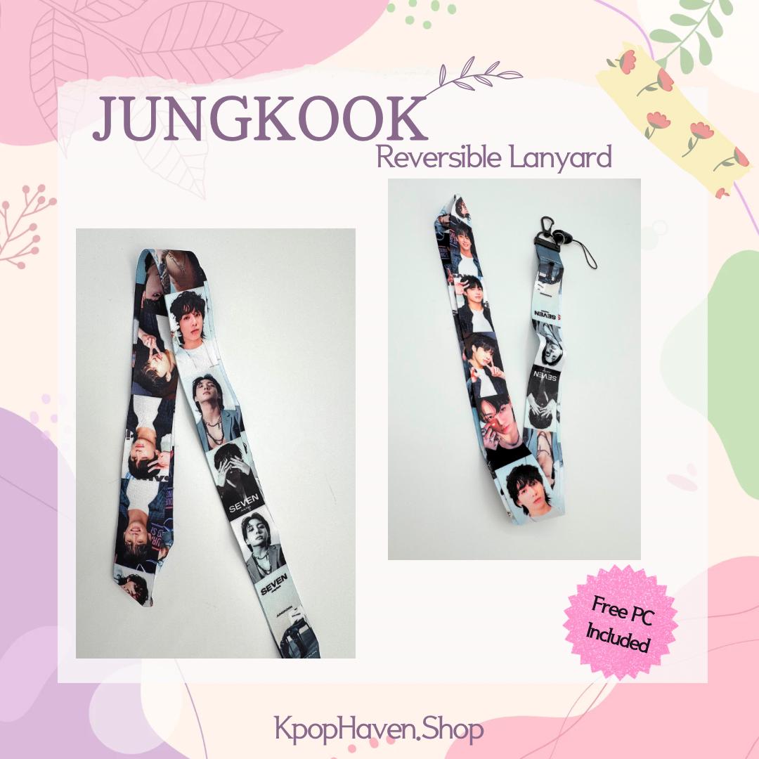 Jungkook Seven Reversible Lanyard, FREE Pc Included, Jungkook Kpop