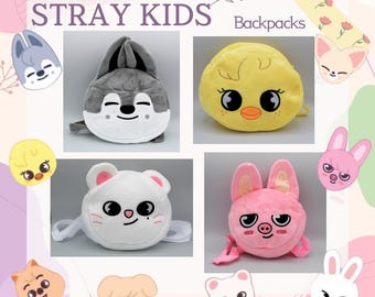 Skzoo Plush Backpack Bag: Stray Kids Characters - Etsy