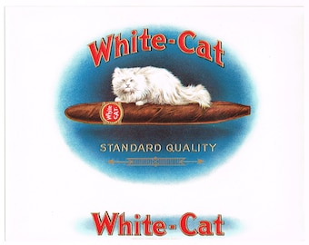 White Cat Cigars Etsy