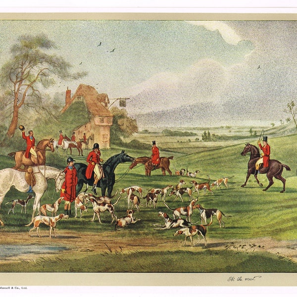 Fox Hunting Wallpaper - Etsy