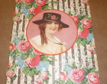 2 Whitney Personal Storage Boxes Vintage Floral Hat Boxes  display picture 3