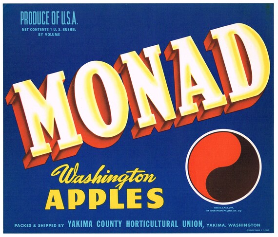 1950s Snow Owl Crate Label Yakima Washington Blue