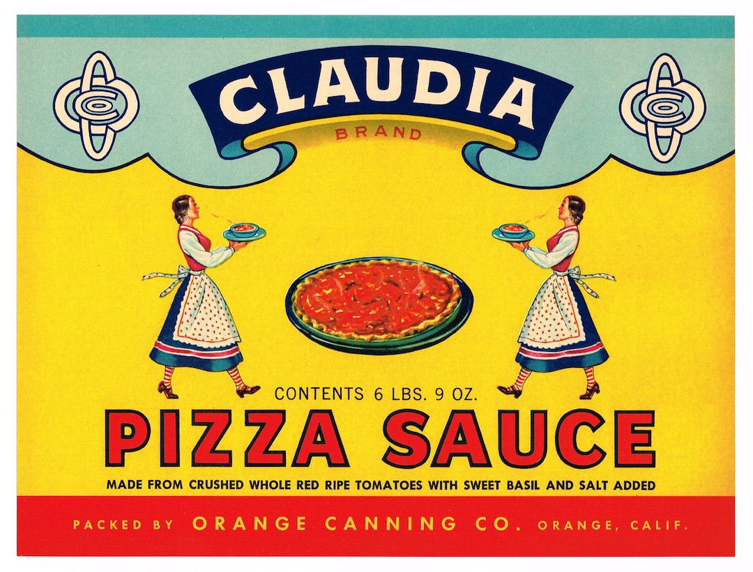 Original Vintage Crate Label 1930s City of Orange Orange