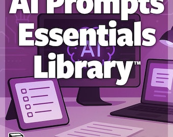 AI Prompts Essentials Bibliothek Notion Template