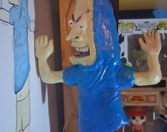 Cornholio-magneet handgemaakt