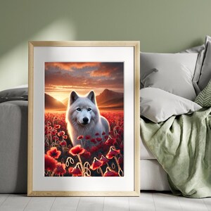 Wolf Wall Art, Wolf Art, Printable Wall Art